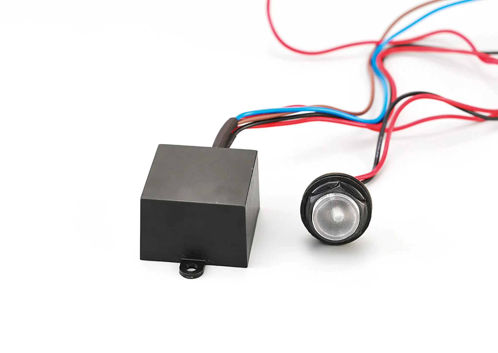 Espial Remote Fixing 20mm Photocell IP65 Black, Frosted White D0061  Deco Espial